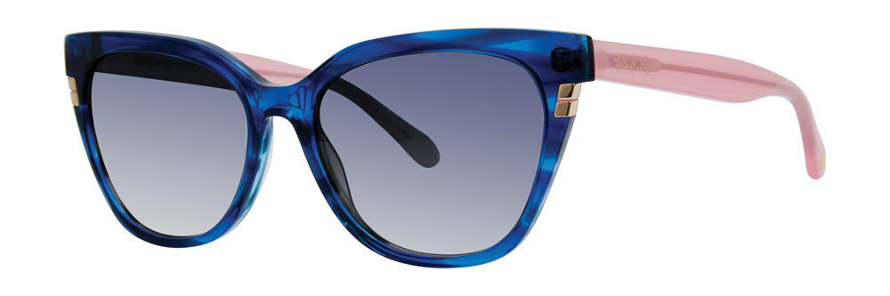 Lilly Pulitzer Huntington Sunglasses Blue Wave 54mm